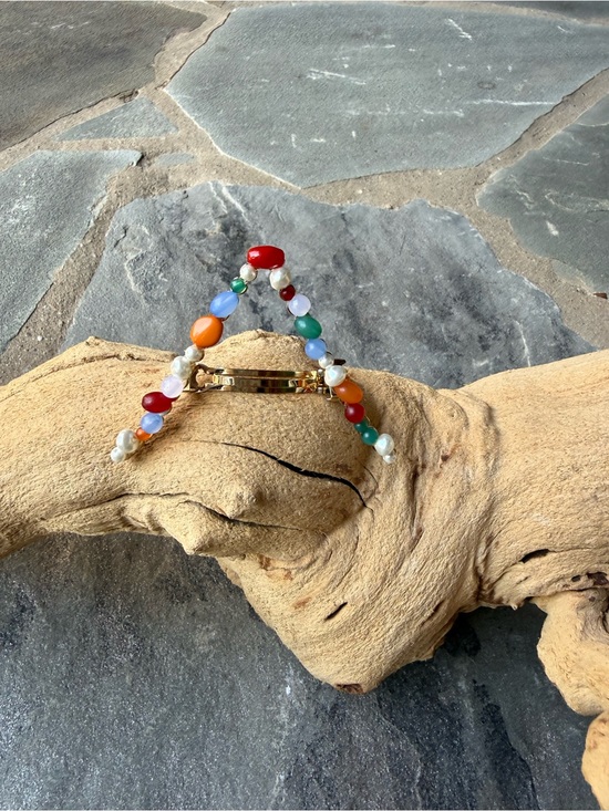 Free People Accessories - New🌟Free People-Ready ver Rock Beaded Barrette